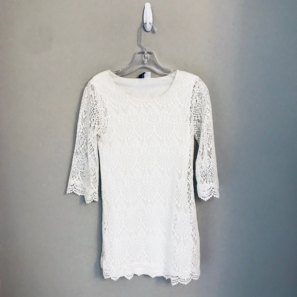 White Lace Summer Dress